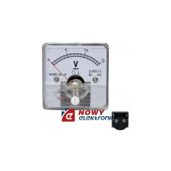 Miernik woltomierz 15V kwadrat DC, analogowy