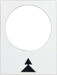 Label, for control and signal devices, ZB2BY4909