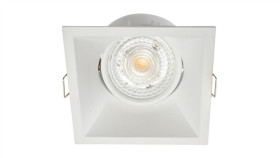 Oprawa Torino Kwadrat Biała Odlew Aluminium