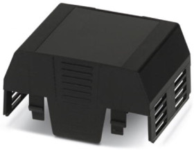 Upper part of housing, ABS/PC, (W x H x D) 52.6 x 74.65 x 36.95 mm, black, for enclosure, 1074754