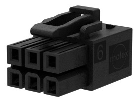 Molex Obudowa złącza pin żeńskiego na kabel Ilość pinów 2 2125141002 1 szt. towar pakowany luzem