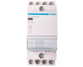 Stycznik modułowy cichy 25A 4R 12V AC/DC ESL426SDC