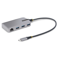 Koncentrator USB C USB 3.0 5G3AGBB-USB-C-HUB RJ45 3 Magistrala USB USB A, USB B, USB C, StarTech.com