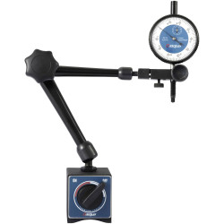 Dasqua 7611-1010 Dial gauge with magnetic base 10 mm Reading 0.01 mm