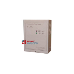 Zasilacz buforowy ZA1.2 (1.2Ah) UPS 12V 1A (+3A 3min.max) do zamek szyfrowy