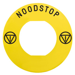 ETIQUETTE NOODSTOP ZBZ160
