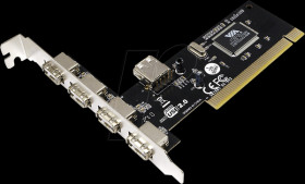 PC0028 PCI interface card USB 2.0 4+1x