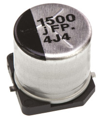 Kondensator 1500μF 6.3V dc SMD Panasonic 10 (Dia.) x 10.2mm