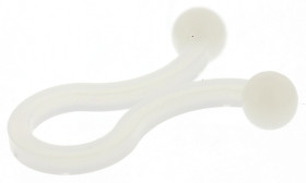 Spinka do kabli 7mm 25 x 2mm materiał: Nylon 66 Naturalny szczypce śrubowe