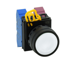 Przycisk, IP67, IP69K, kolor: Czarny, Idec, YW1B