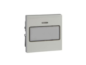 MERTEN SYSTEM M Klawisz z polem opisowym i lampką sygnalizacyjną biel polarna MTN434719 SCHNEIDER ELECTRIC