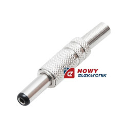 Wtyk DC 2,1/5,5/14 metal