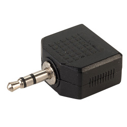 TruConnect 3.5mm Stereo Plug to 2x 3.5mm Stereo Socket