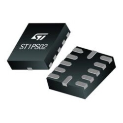 Konwerter oporu, Uwy 3.3V Montaż powierzchniowy, Iwy 400 mA, STMicroelectronics, ST1PS02 2