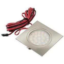 PROS Oprawa meblowa LED wpuszczana 1,8W neutralna biała podszafkowa kwadrat