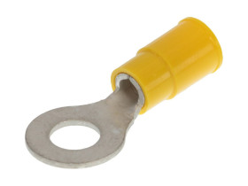 Zacisk oczkowy Ø , 1/4 (M6) izolowany średnica wew 6.73mm Żółty Molex