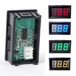 Panelowy woltomierz LED, pomiar 2,5-30Vdc