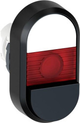 ABB 1SFA611145R1101 MPD16-11R Przycisk podwójny czarny/biały 1 szt.