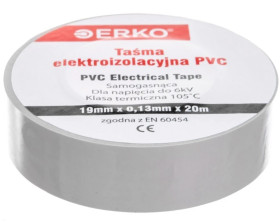 Taśma izolacyjna 19/20 szara TPVC_19-20-SZARA