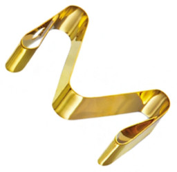 Opaska osłonowa do PCB, Pozłacany stop miedziowo-berylowy, mocowanieL: Śruba mocująca, dł. 6mm, szer. 3mm, gr. 10mm