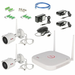 Zestaw monitoringu 2 kamery 2MPX bezprzewodowe + rejestrator WIFI ZMB-01 ZAMEL