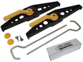 Uchwyt do przewozu drabiny, samochodowe uniwersalne uchwyty do montażu drabin SafeClamp RAS21P