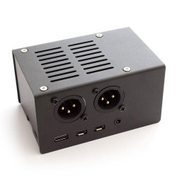 HiFiBerry DAC2 Pro XLR Raspberry Pi 4 Steel Case - Black