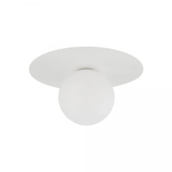 Elegancki kinkiet ścienny z białym szklanym kloszem PIXI WHITE G9 10227 TK Lighting