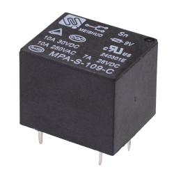 9V Mini Power PCB Relay SPDT 15A MPA-S-109-C