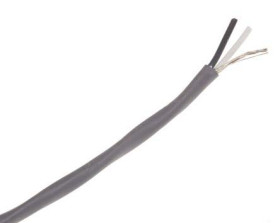 Control Cable liczba żył 2 0.09 mm² Ekranowany Alpha Wire średnica zew 3.02mm Szary