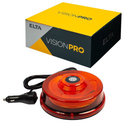 Lampa LED ostrzeg pomar. 48 SMD 12V-24V magnes ELTA Kogut PRO