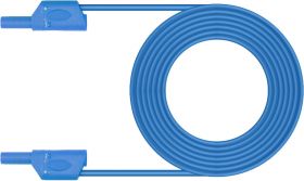 Przewód banan - banan długość 105cm 18AWG niebieski