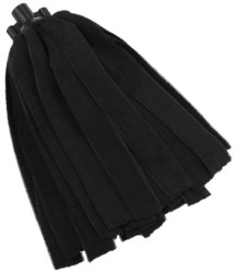 Głowica mopów, 350mm, Czarny, Mikrowłókno