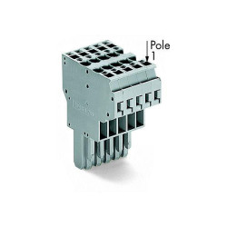 WAGO 769-125 2-conductor Female Connector Codable 5-pole Grey