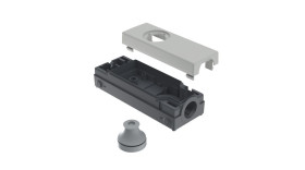 Obudowa kasety sterowniczej RAFI Ø 22.3mm Jasnoszary RAFIX