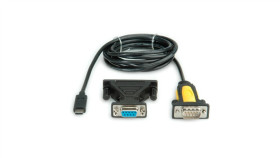 Value Kabel Konwerter,Adapter Usb Typ C Na Db9/Db25 1.8M