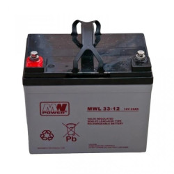 Akumulator VRLA AGM 12V 33Ah (żywotność 10-12lat) MWL 33-12