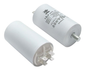 KONDENSATOR ROZRUCHOWY 18uF/450V Z KONEKTORAMI