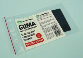 AG GUMA ELEKTROPRZEWODZĄCA 50x50x0,5mm