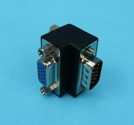ADAPTOR VGA HD-15M/HD-15F KĄT.GENDER CHA