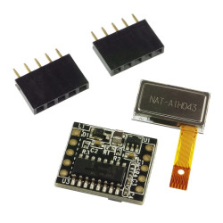 Moduł z czarno-białym wyświetlaczem OLED 0,5&quot; 60x32 dla Arduino Micro