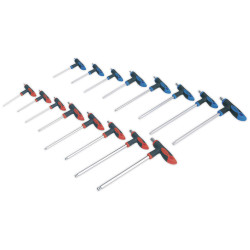 Sealey AK7147 T-handle Trx-star and Hex Key Set 16pc