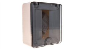 Rozdzielnica Modułowa 1X8 Natynkowa Ip40 (Drzwi Transparentne) Golf Vs108td