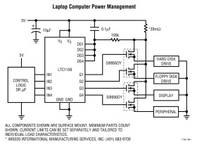 Quad High Side Micropower MOSFET Driver with Internal Charge Pump