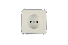 Simon Basic Gniazdo pojedyncze b/u 16A IP20 białe BMG1.01/11