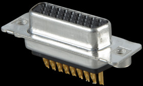 164A17069X D-SUB socket, high density, 26-pin, soldered, twisted