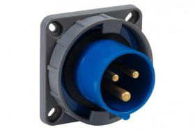Wtyk przemysłowy tablicowy odbiornikowy 32A 3p /FE/ IP67