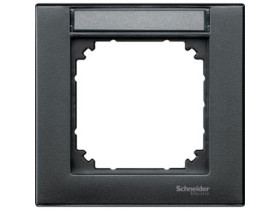 MERTEN M-PLAN Ramka 1 pojedyncza z polem opisowym antracytowy MTN476114 SCHNEIDER ELECTRIC