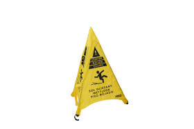 Tablica ostrzegawcza, kolor: Czarny, żółty, materiał Poliester Ogólne niebezpieczeństwo Znak składany