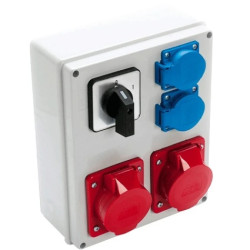 VIPLAST Rozdzielnica Gniazdo 2x32/5 + 2x250V + I-0